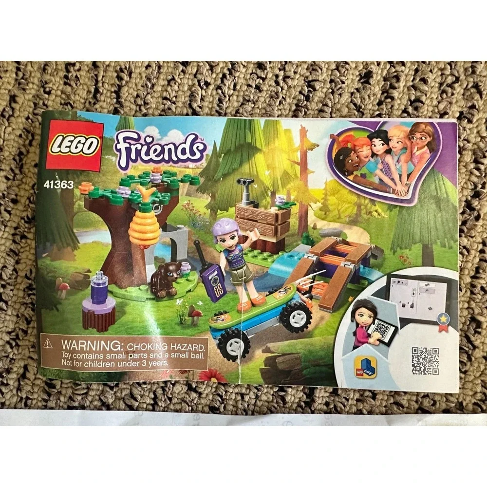 Lego‎ Friends Mia Forest Adventure 41363 Incomple Set Animals and Characters